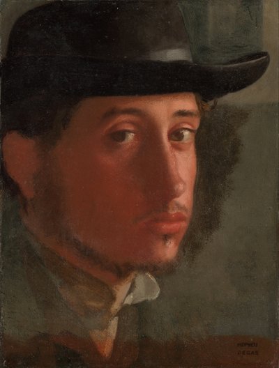 Zelfportret door Edgar Degas